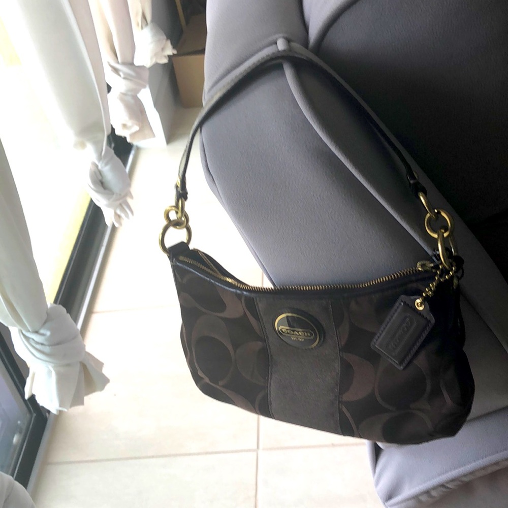 Coach Signature Stripe Crossbody/Shoulder Bag